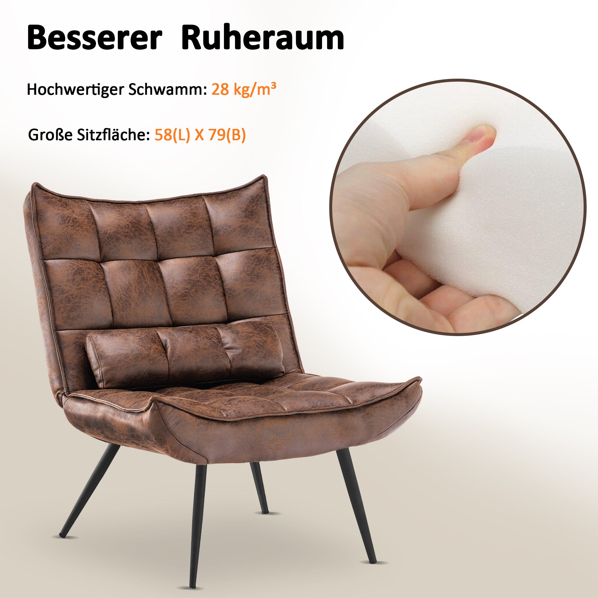 MCombo Relaxfauteuil Fernsehsessel Fauteuil Mikrofaser 4778, 4779, met / zonder Hocker
