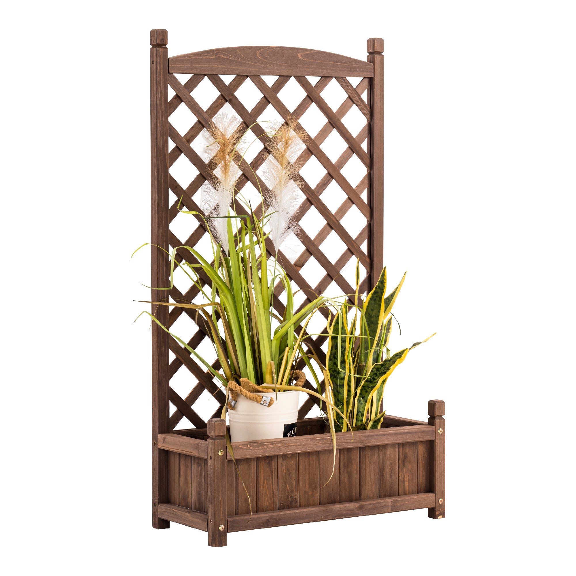 Jardinière MCombo avec treillis pour plantes grimpantes 0428