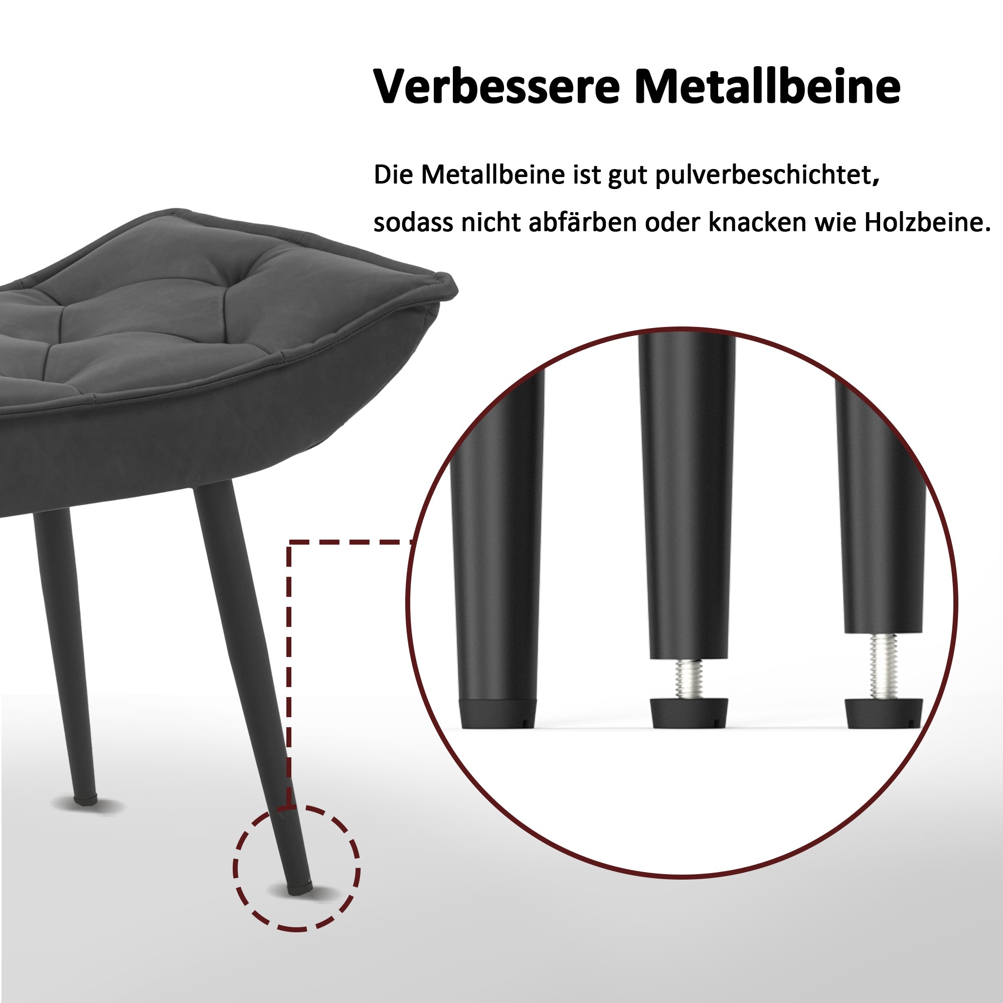 MCombo Relaxfauteuil Fernsehsessel Fauteuil Mikrofaser 4778, 4779, met / zonder Hocker