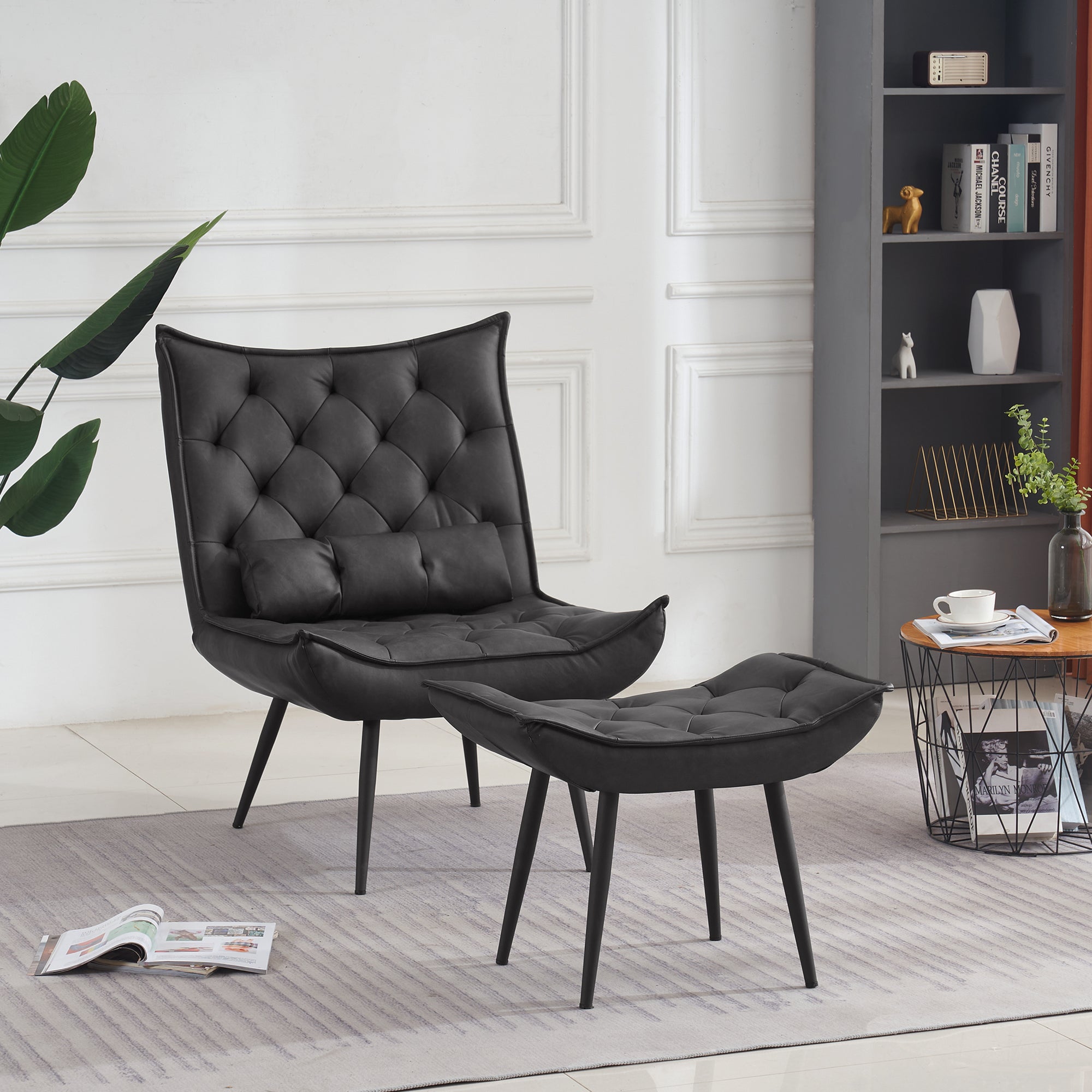 MCombo Relaxfauteuil Fernsehsessel Fauteuil Mikrofaser 4778, 4779, met / zonder Hocker