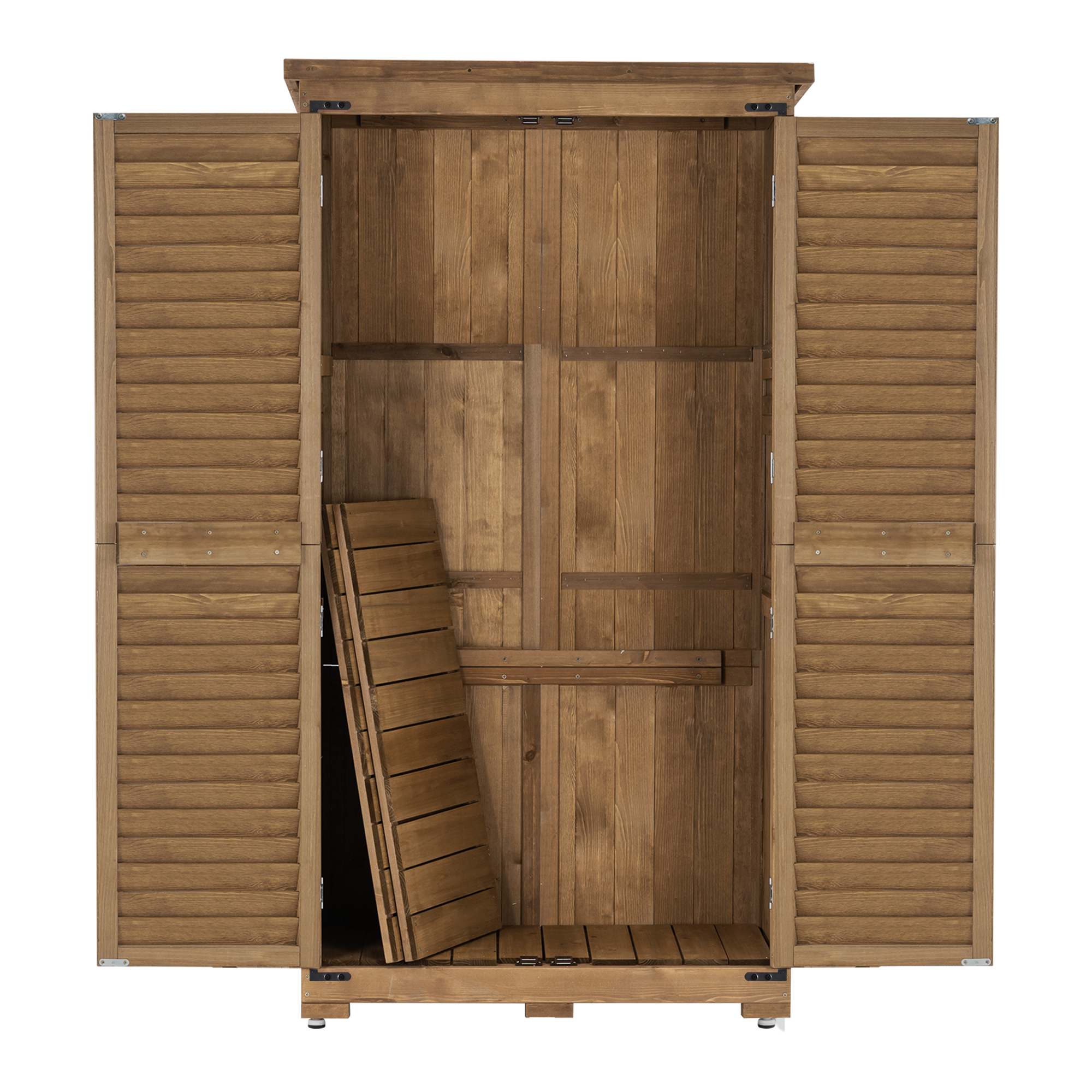 MCombo Tuinkast Gereedschapsgebouw Gereedschapschuur Tuin Schuur Kast Hout 0870