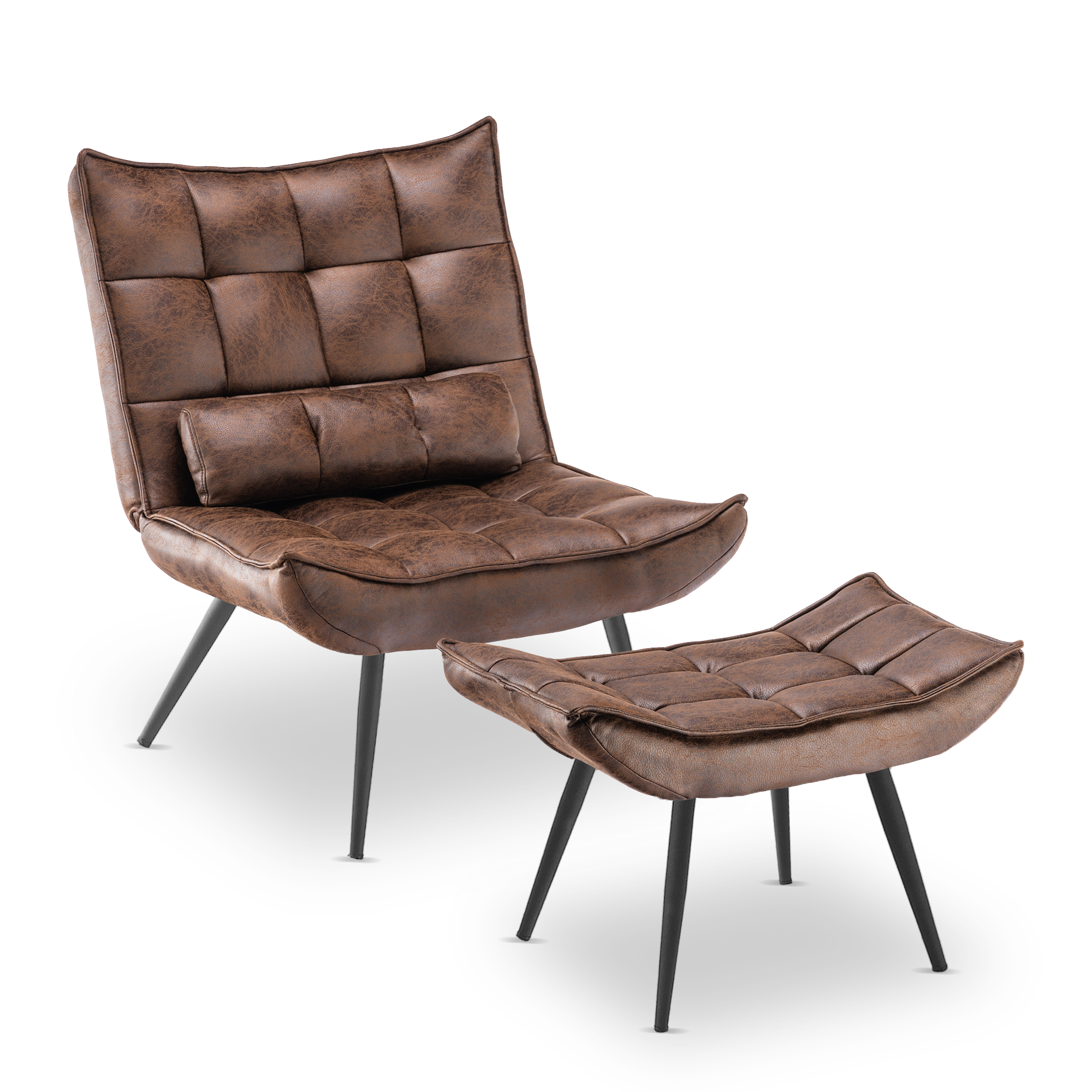 MCombo Poltrona relax / Poltrona TV / Poltrona (microfibra) 4778, 4779 – con / senza poggiapiedi