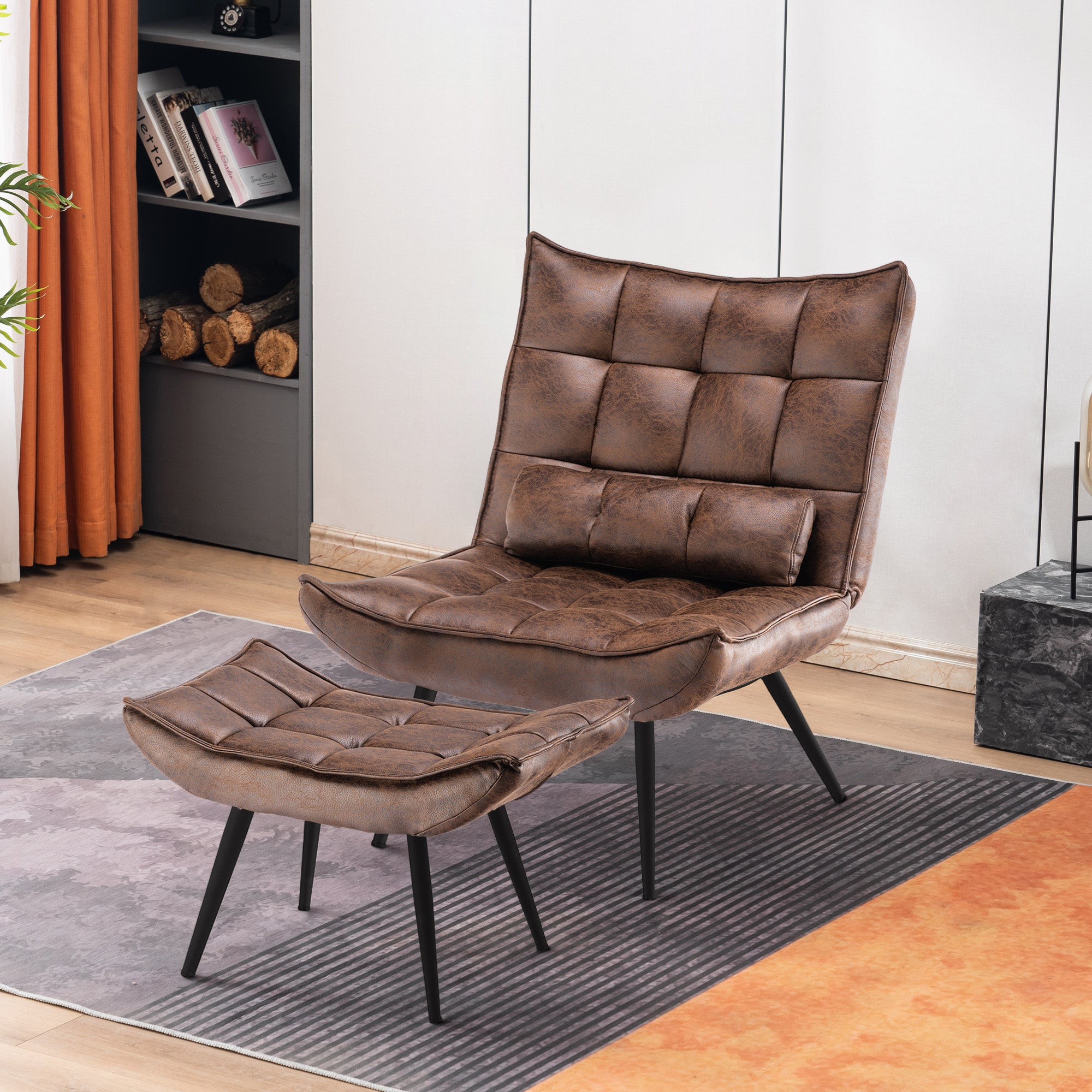 MCombo Poltrona relax / Poltrona TV / Poltrona (microfibra) 4778, 4779 – con / senza poggiapiedi