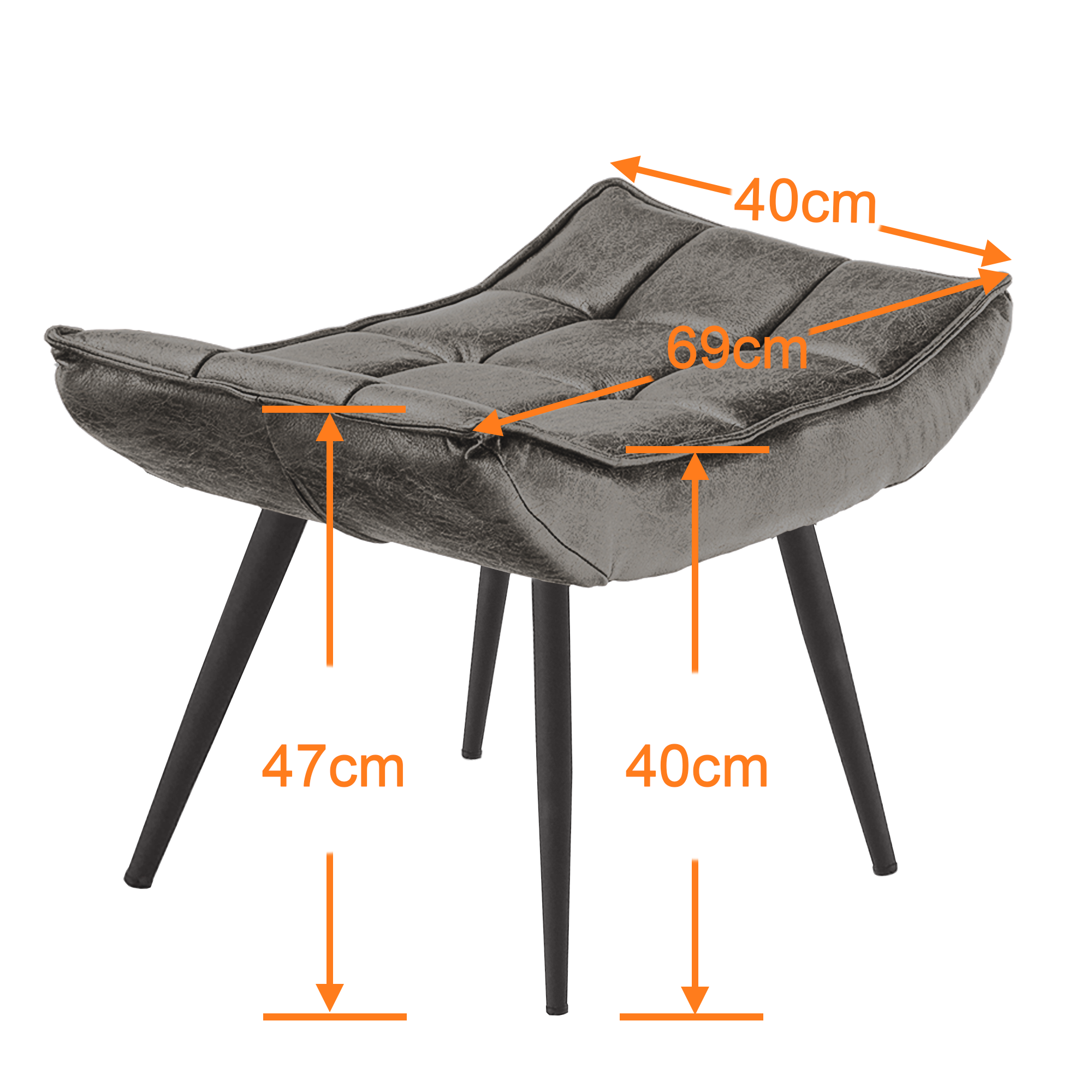 MCombo Poltrona relax / Poltrona TV / Poltrona (microfibra) 4778, 4779 – con / senza poggiapiedi