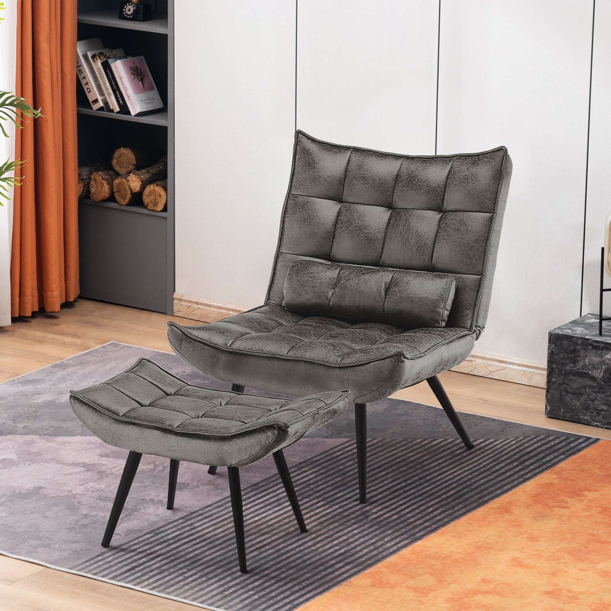 MCombo Poltrona relax / Poltrona TV / Poltrona (microfibra) 4778, 4779 – con / senza poggiapiedi