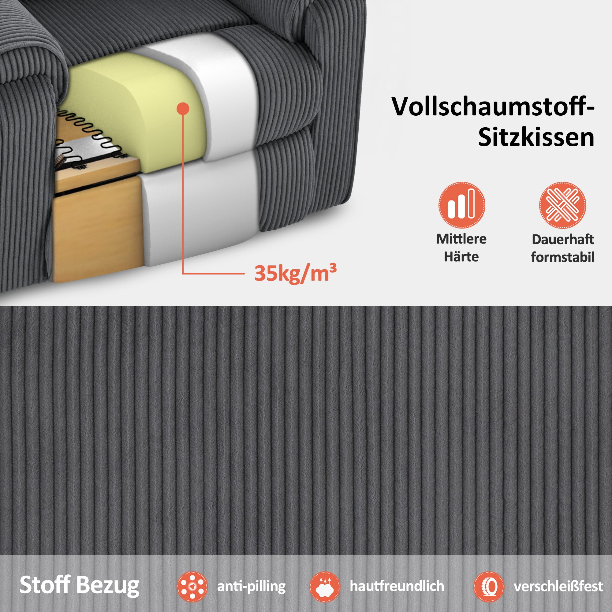 M MCombo 4-Motoren-Fernsehsessel met Opstahulp Elektrisch, Elektrische Lenden- & Hoofdkussen 165° Zero-Gravity Stoel met Opstahulp, Massage & Verwarming 7558