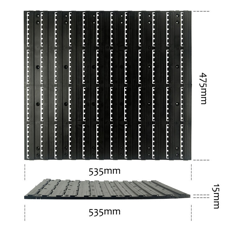 MCombo Scatola portaoggetti da parete, scatole impilabili, scatola per smistamento, set da 41 pezzi, plastica ST02
