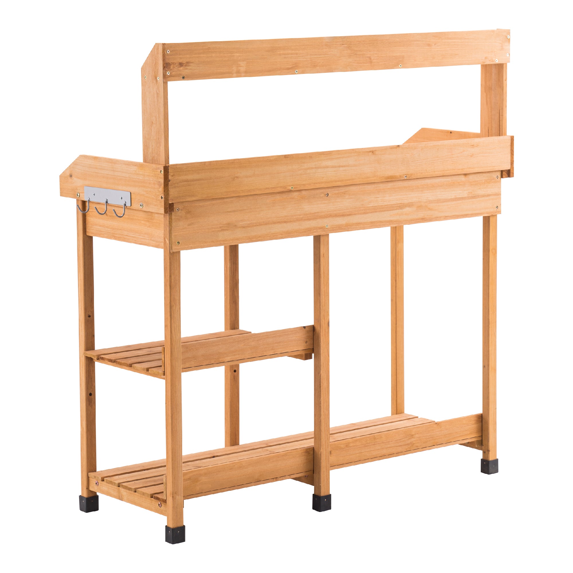 MCombo Planten tafel Tuin tafel Bloem tafel met Wasbak Opbergruimte Hout 0458