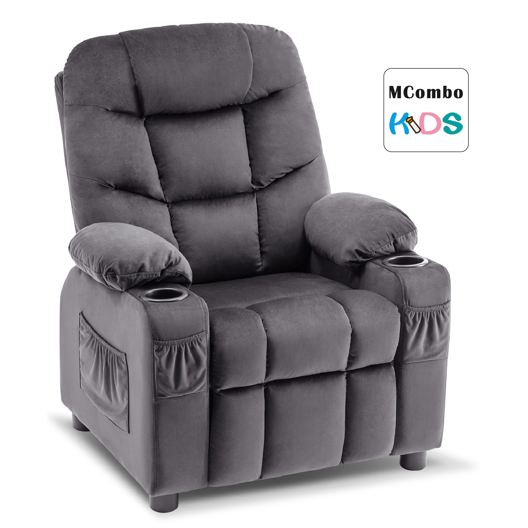 MCombo Kinderstoel Jeugd- en Kindersofa Kindersessel met Ligfunctie 7355