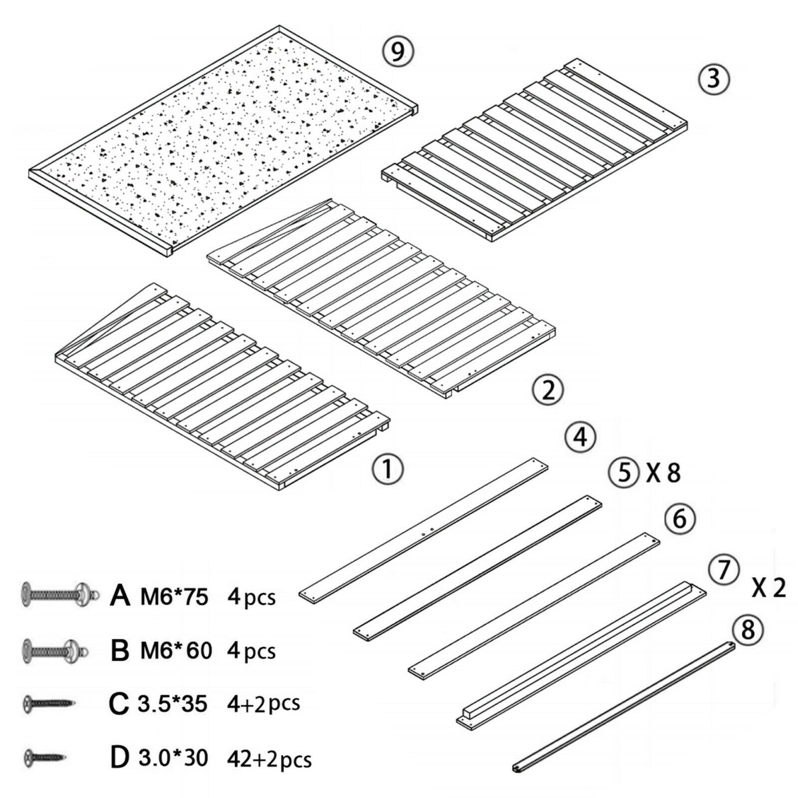 M MCombo Houten Rek, Buiten Haardhout Rek met Achterwand, Houten Onderstand met Waterdichte Dekking, 1202/1200/1213