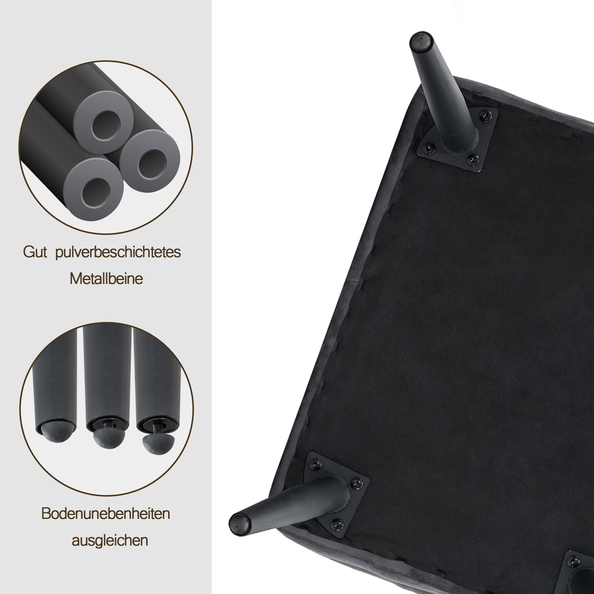 MCombo Poltrona "wingback" rivestita in velluto per il soggiorno; dotata di braccioli, cuscino e gambe in metallo; cuscino della seduta rimovibile; poltrona relax in stile Chesterfield; portata massima: 120 kg; modello 7277