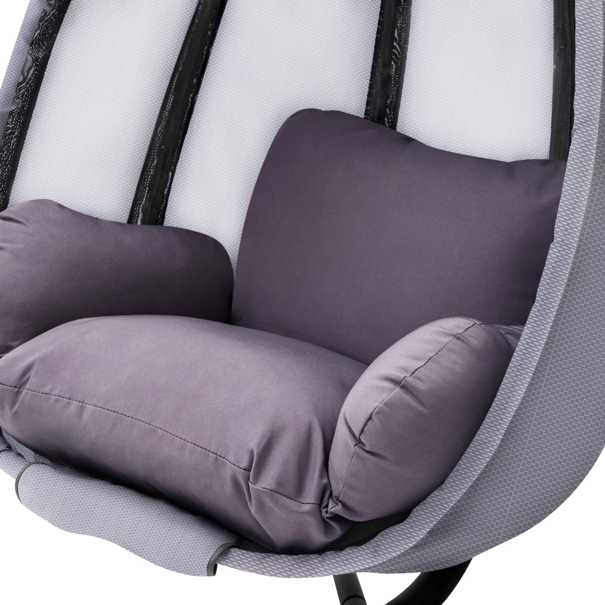 MCombo Poltrona sospesa / Poltrona a cestello con supporto e cuscino 8072