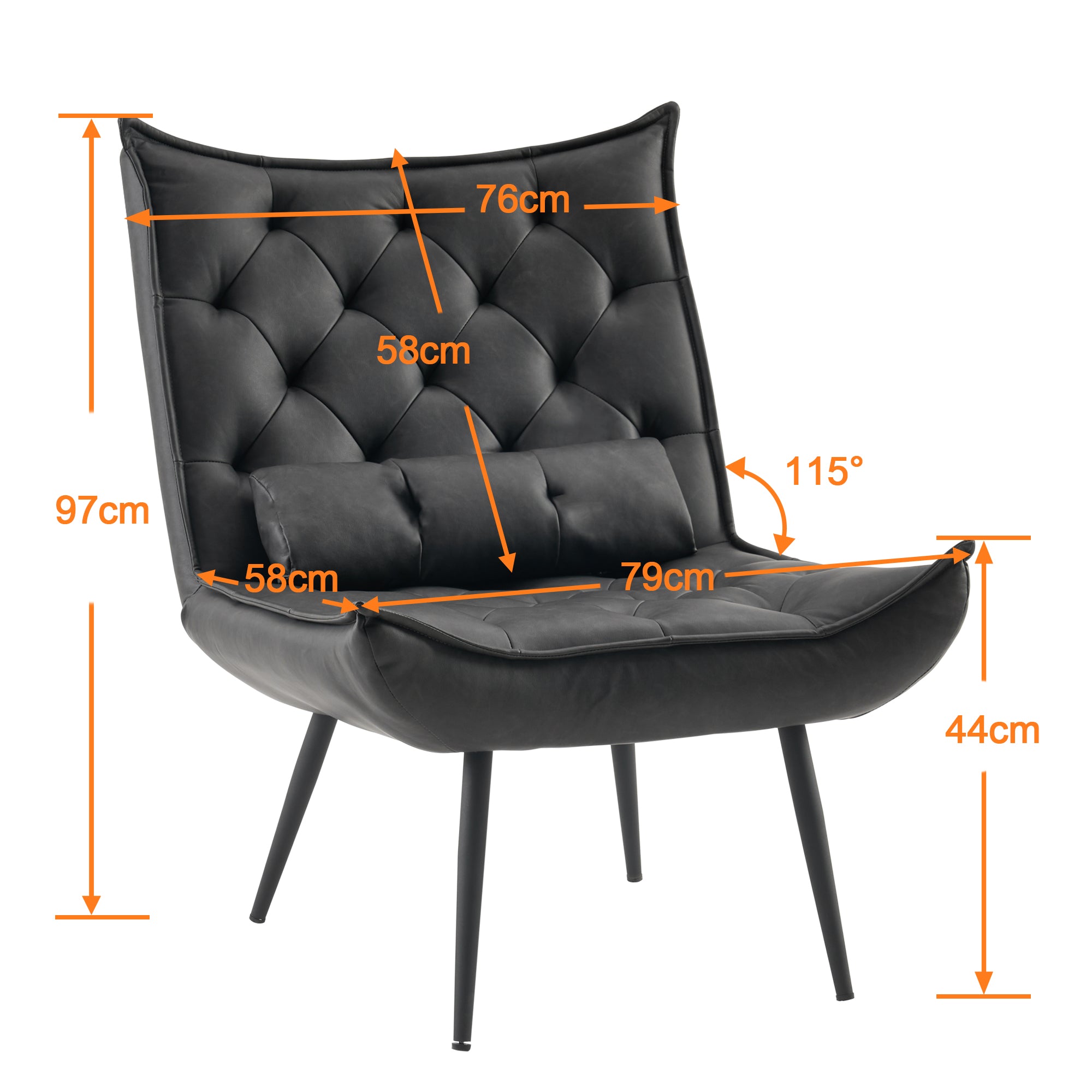 MCombo Poltrona relax / Poltrona TV / Poltrona (microfibra) 4778, 4779 – con / senza poggiapiedi