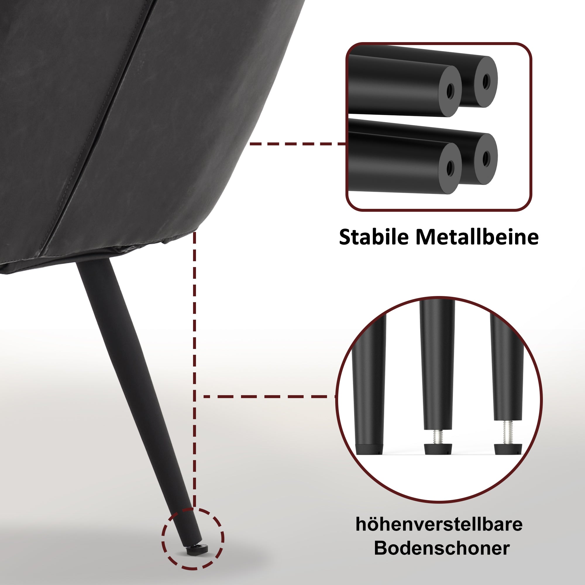 MCombo Poltrona relax / Poltrona TV / Poltrona (microfibra) 4778, 4779 – con / senza poggiapiedi