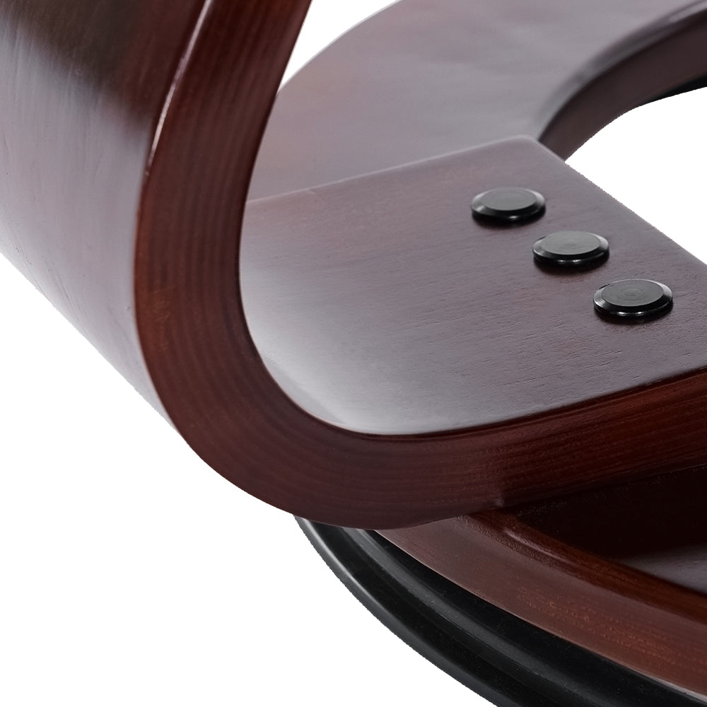 MCombo Poltrona relax con poggiapiedi, poltrona TV girevole a 360° con funzione reclinabile, portata massima 120 kg, moderna poltrona lounge per soggiorno, 9066