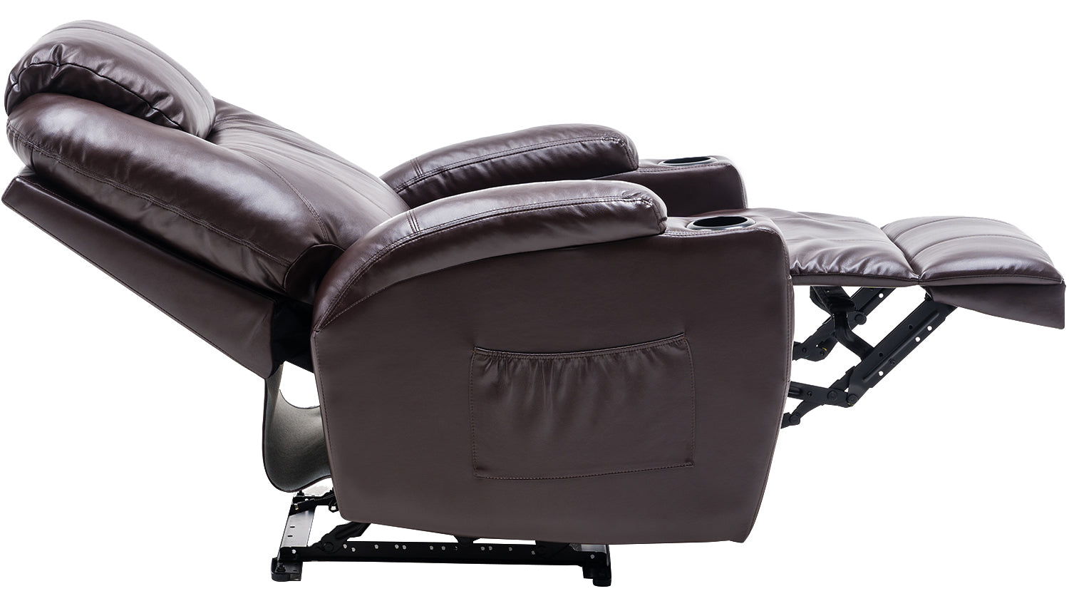 MCombo Poltrona relax elettrica, poltrona massaggiante, poltrona TV, funzione reclinabile, vibrazione, riscaldamento 7061