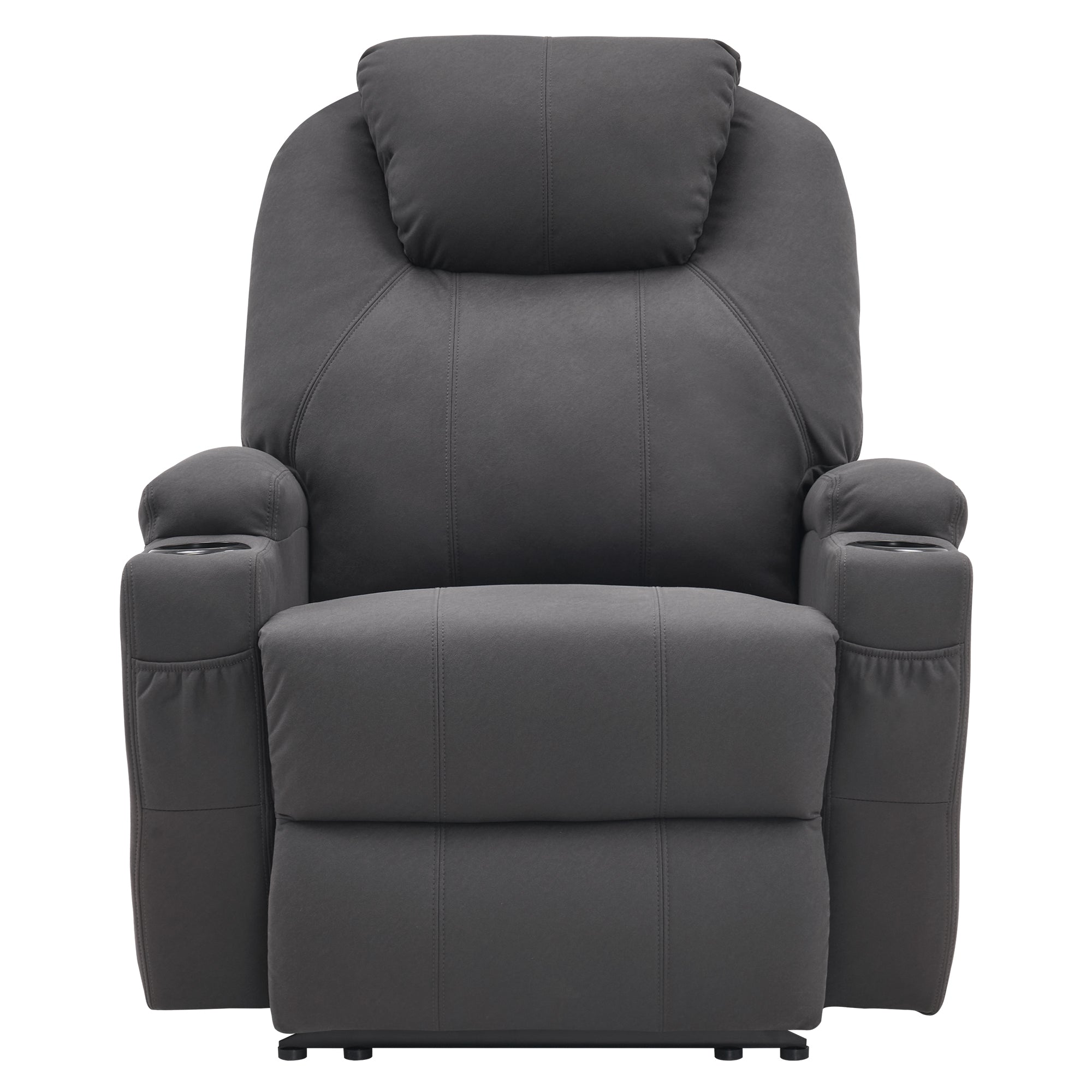 MCombo Poltrona relax elettrica, poltrona massaggiante, poltrona TV, funzione reclinabile, vibrazione, riscaldamento 7061