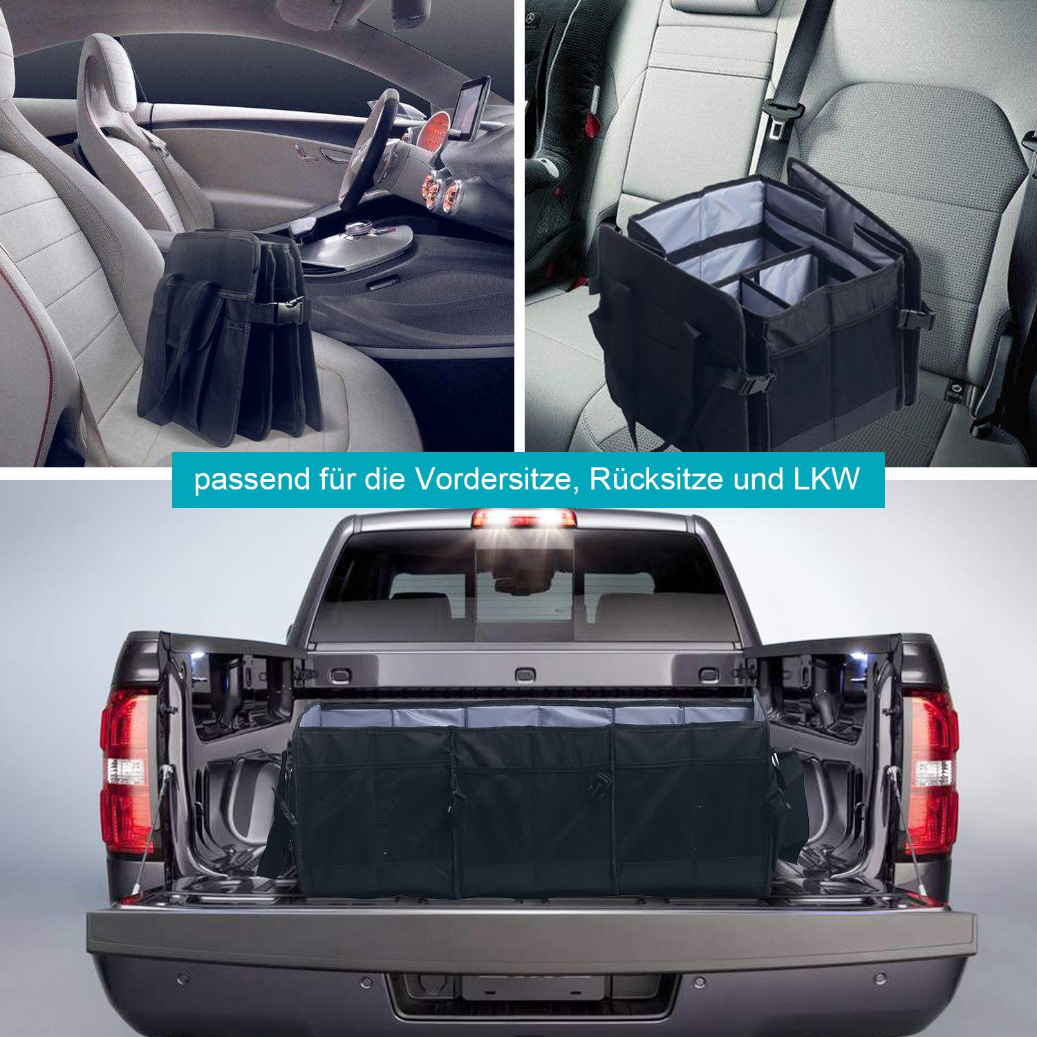 MCombo Kofferraumtasche Opbergdoos Vouwbare Multifunctionele Doos Oxfordstof OG01