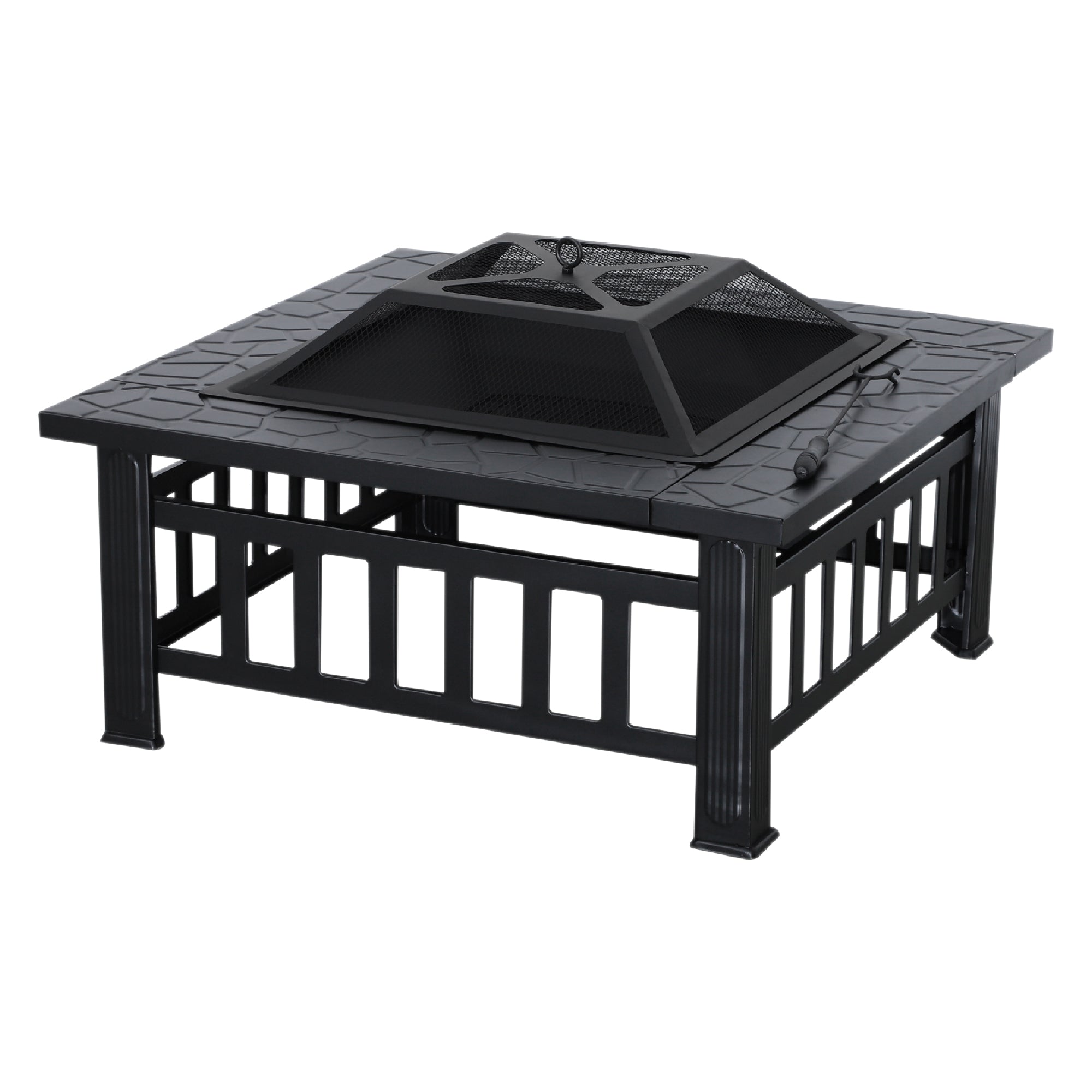 MCombo Vuurkorf, Terrasvuur met Grillrooster, Tuinvuur Vuurplaats 0039BK