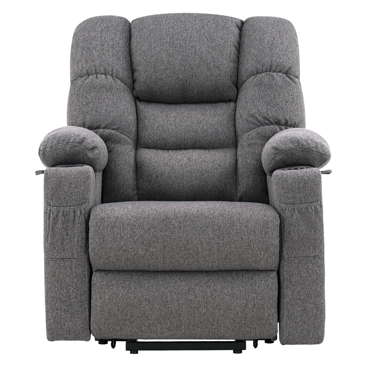MCombo Poltrona relax elettrica con funzione di sollevamento 7550, dotata di 3 motori a regolazione indipendente, inclinazione fino a 170°, poggiapiedi esteso e porta USB; ideale per il soggiorno di anziani.