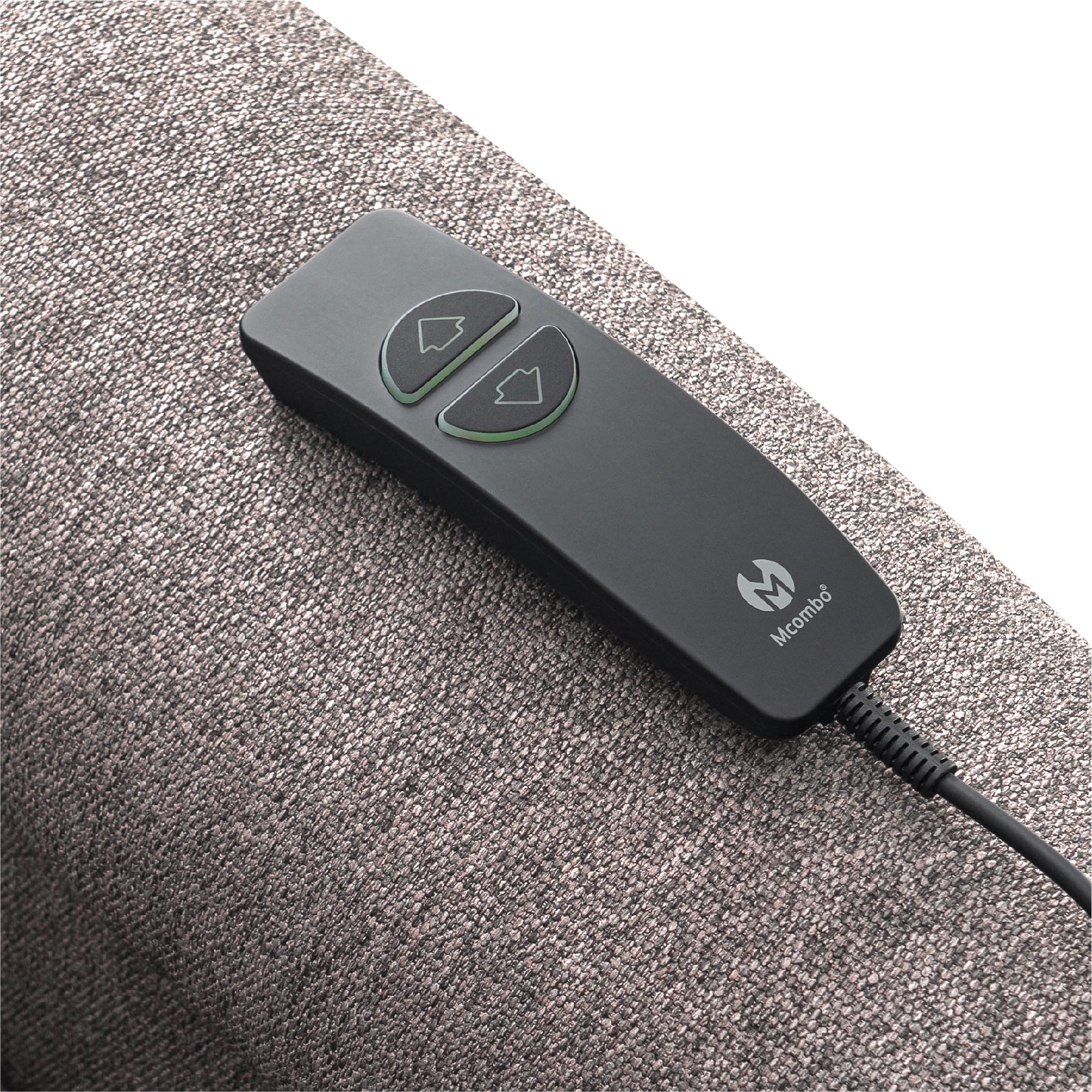 MCombo Telecomando di ricambio per poltrone reclinabili 7040/7288/7286/7299/7190/7061/7070, con connettore a 5 pin, 2 pulsanti LED, nero, 15,5 × 4,8 × 2 cm