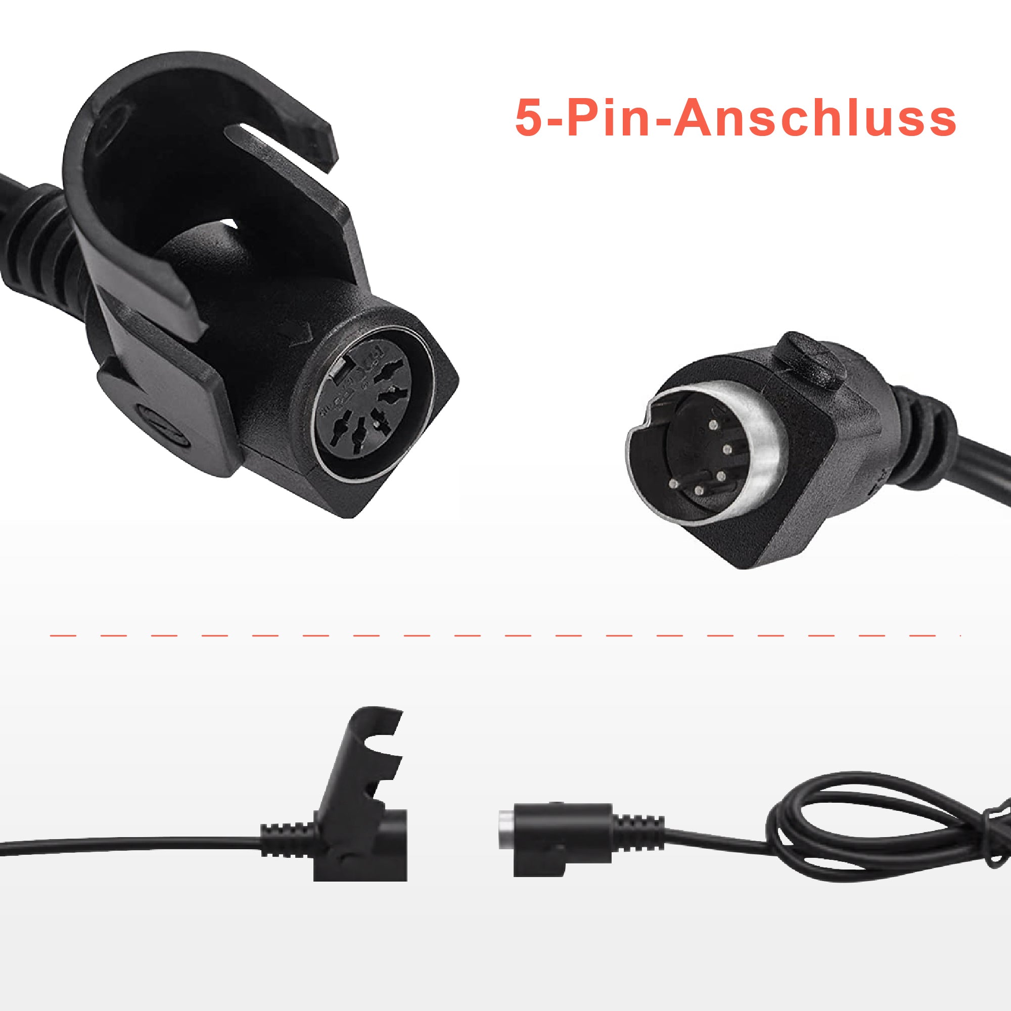 MCombo Telecomando di ricambio per poltrone reclinabili 7040/7288/7286/7299/7190/7061/7070, con connettore a 5 pin, 2 pulsanti LED, nero, 15,5 × 4,8 × 2 cm